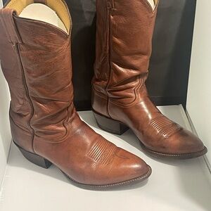 Tony Lama Men's Brown Leather Boots